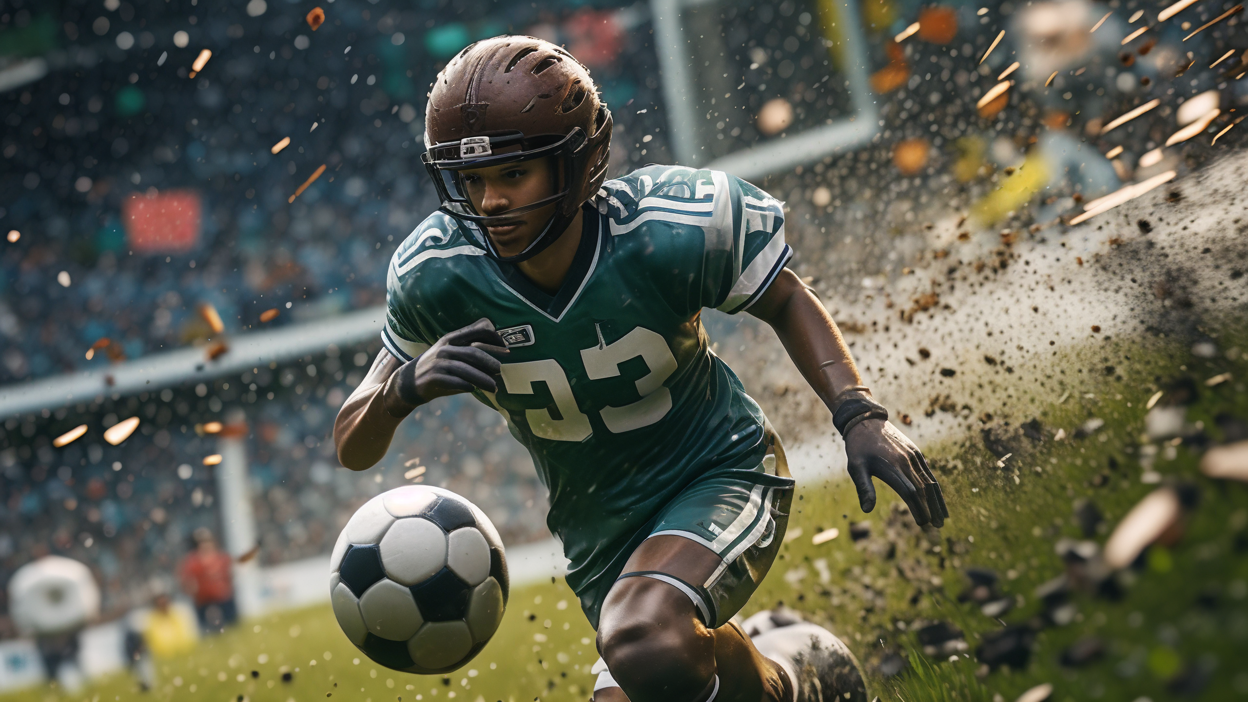 热血沸腾，激情燃烧在球场上